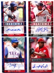 2009 Upper Deck Baseball- “Inkredible” Inserts- 4 Diff.