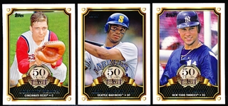2014 Topps Baseball- “50 Years in the Draft” Complete Insert Set of 10