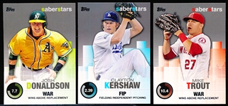 2014 Topps Baseball- “Saber Stars” Complete Insert Set of 25
