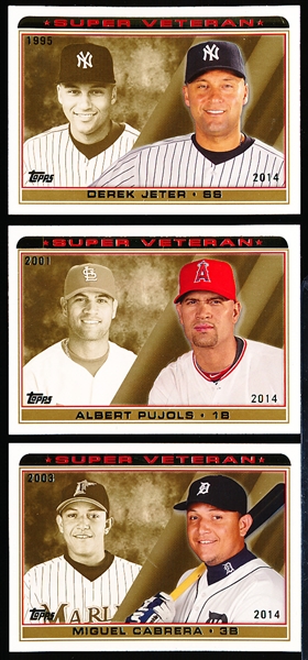 2014 Topps Baseball- “Super Veterans” Complete Insert Set of 15