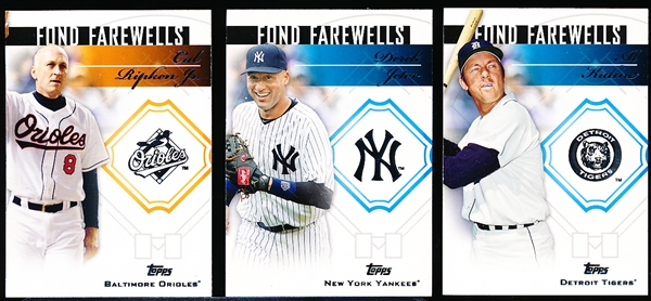 2014 Topps Update Baseball- “Fond Farewells” Complete Insert Set of 15