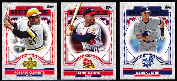 2014 Topps Update Baseball- “World Series Heroes” Complete Insert Set of 50