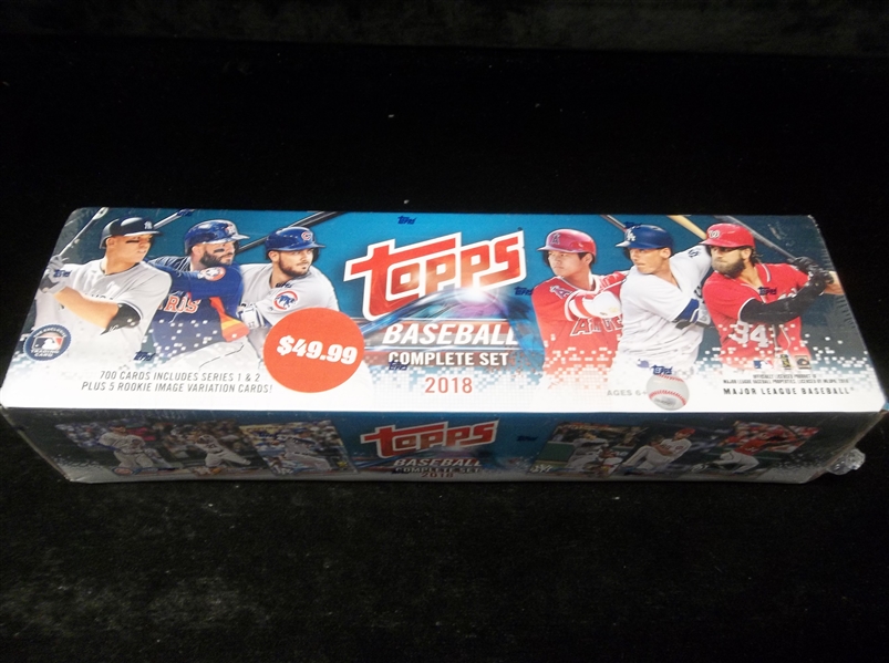 2018 Topps Baseball Factory Sealed set of 705