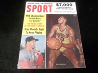 April 1963 Sport Magazine- Wilt Chamberlain (Main Photo) & Stan Musial Cover