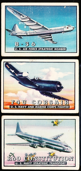1952-’53 Topps “Wings” (R707-4)- 10 Diff.