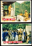 1955-’56 Topps “Davy Crockett” (R712-1a) Orange Backs/ All Gray Stock- 20 Asst.