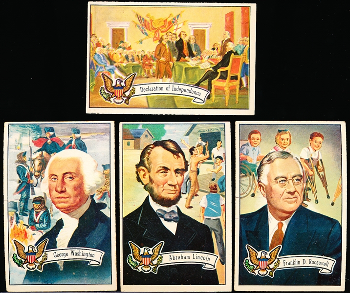 1956 Topps “U.S. Presidents” (R714-23)- 29 Diff.