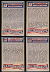 1956 Topps “U.S. Presidents” (R714-23)- 29 Diff.