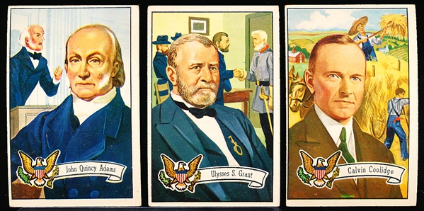 1956 Topps “U.S. Presidents” (R714-23)- 21 Asst.
