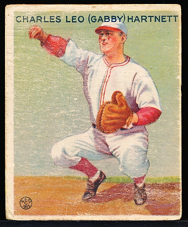 1933 Goudey Baseball- #202 Gabby Hartnett, Cubs
