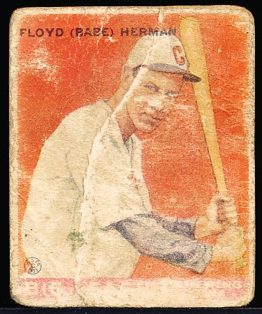 1933 Goudey Baseball- #5 Babe Herman, Cubs
