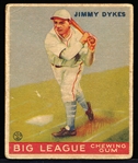 1933 Goudey Baseball- #6 Jimmy Dykes, White Sox