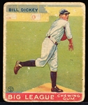 1933 Goudey Baseball- #19 Bill Dickey, Yankees