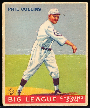 1933 Goudey Baseball- #21 Phil Collins, Phillies