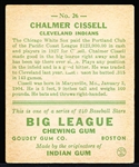 1933 Goudey Baseball- #26 Chalmer Cissell, Cleveland