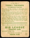 1933 Goudey Baseball- #36 T. Thevenow, Pirates