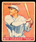 1933 Goudey Baseball- #40 Taylor Douthit, Reds