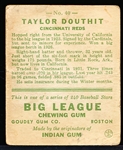1933 Goudey Baseball- #40 Taylor Douthit, Reds
