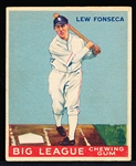 1933 Goudey Baseball- #43 Lew Fonseca, White Sox