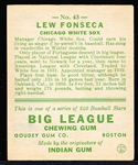 1933 Goudey Baseball- #43 Lew Fonseca, White Sox