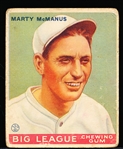 1933 Goudey Baseball- #48 Marty McManus, Red Sox