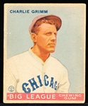 1933 Goudey Baseball- #51 Charlie Grimm, Cubs