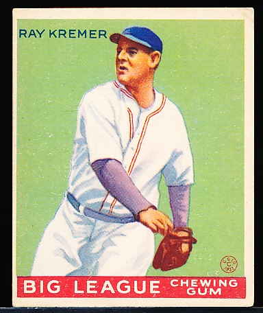 1933 Goudey Baseball- #54 Ray Kremer, Pirates