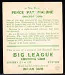 1933 Goudey Baseball- #55 Pat Malone, Cubs