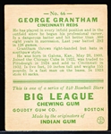 1933 Goudey Baseball- #66 George Grantham, Reds