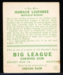 1933 Goudey Baseball- #68 Horace Lisenbee, Buffalo