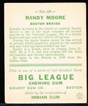 1933 Goudey Baseball- #69 Randy Moore, Braves