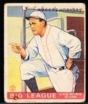 1933 Goudey Baseball- #188 Rogers Hornsby, Browns