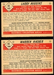 1953 Bowman Bb Color- 2 Diff Hi#’s