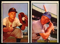 1953 Bowman Bb Color- 2 Diff Hi#’s