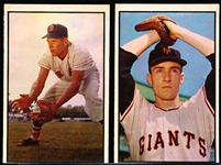 1953 Bowman Bb Color- 2 Diff Hi#’s
