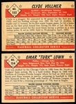 1953 Bowman Bb Color- 2 Diff Hi#’s