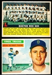 1956 Topps Baseball- 2 Cards- Gray Backs