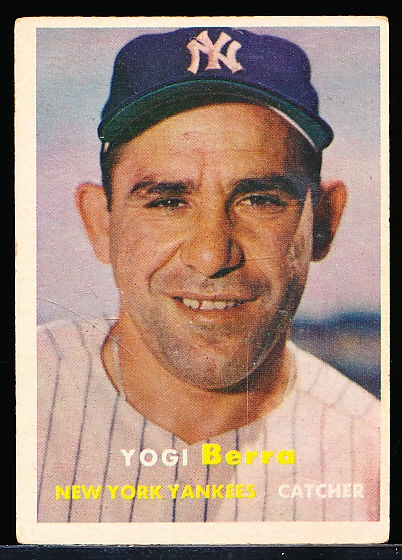 1957 Topps Baseball- #2 Yogi Berra, Yankees