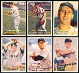 1957 Topps Baseball- 6 Diff