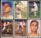 1957 Topps Baseball- 6 Diff