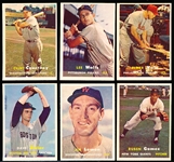 1957 Topps Baseball- 6 Diff