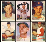 1957 Topps Baseball- 6 Diff