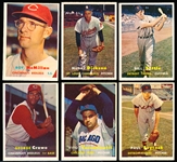 1957 Topps Baseball- 6 Diff