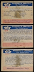 1959 Fleer Bb “Ted Williams”- 3 Diff