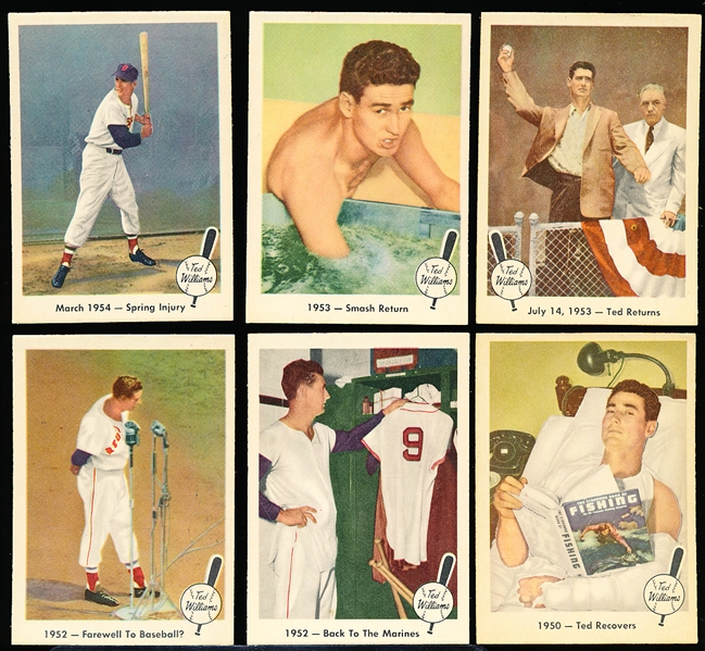1959 Fleer Bb “Ted Williams”- 6 Diff