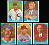 1960 Fleer Baseball Greats- 5 Diff