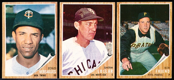 1962 Topps Baseball- 21 Diff
