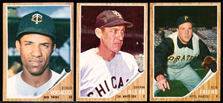 1962 Topps Baseball- 21 Diff