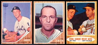 1962 Topps Baseball- 14 Diff
