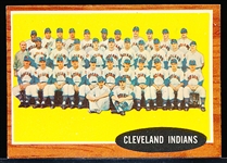 1962 Topps Baseball- #537 Indians Team- Hi#